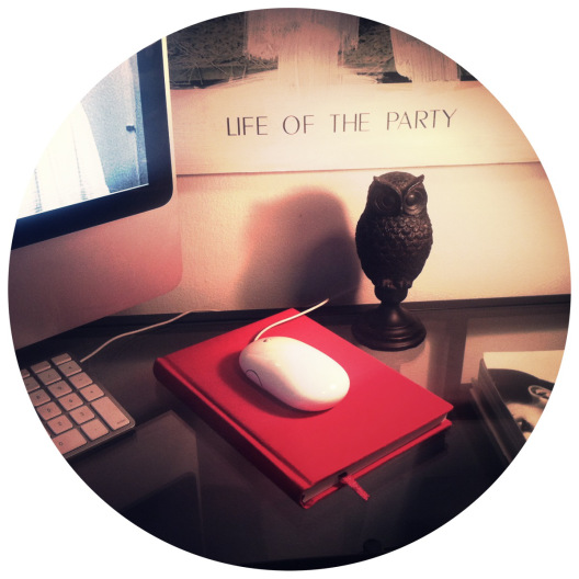 my glass desk