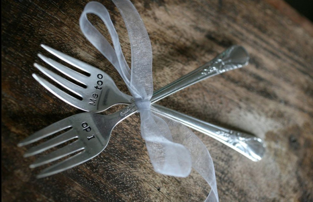 wedding dessert forks