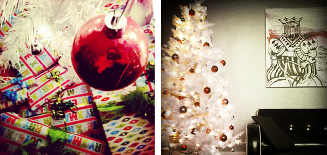 christmas presents under the tree