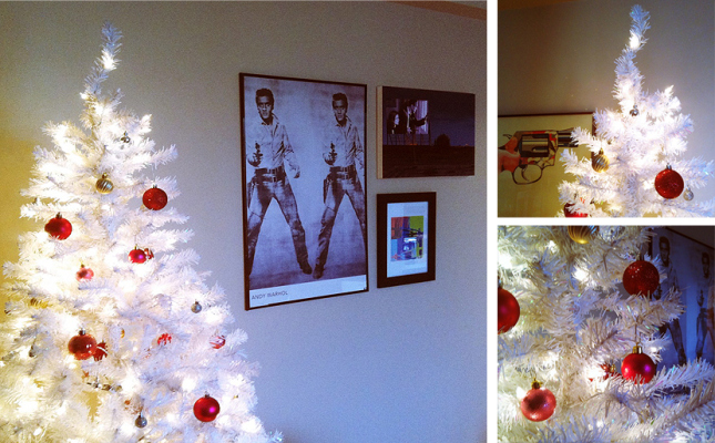 white christmas tree white christmas tree