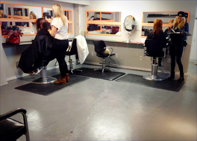 Prep Hair Colouring Area