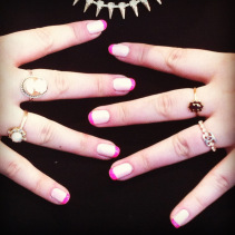 manicure and nail art by sarah gurevich for prep hair