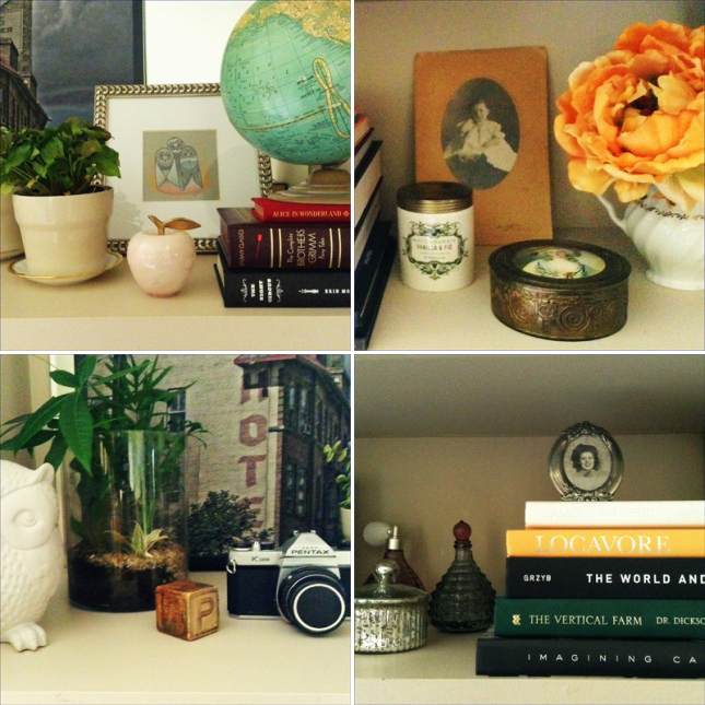 bookshelf detail