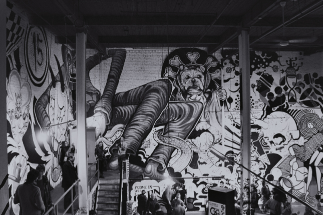 collective chaos at the graffiti gallery, winnipeg MB