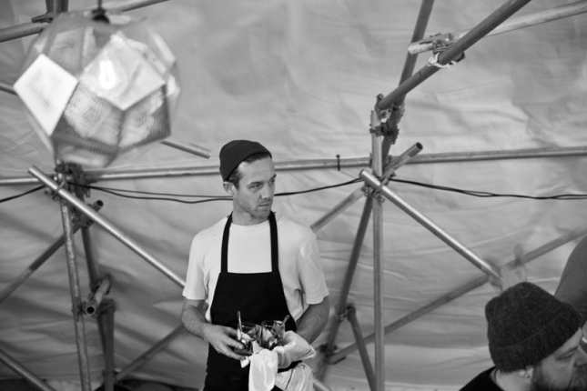 cyrus smith at raw:almond. photographed by brett howe