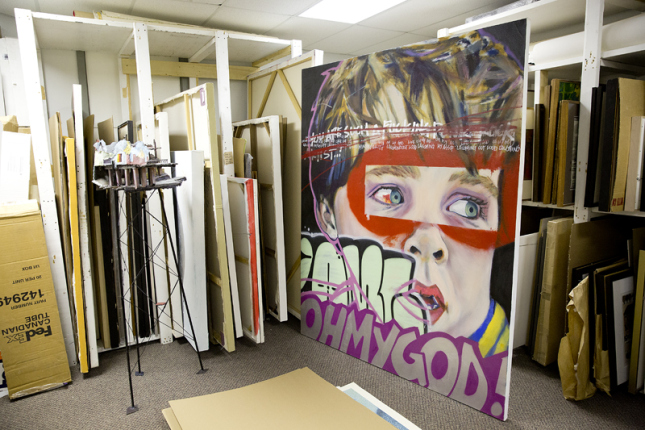 paintings by cyrus smith. photographed by brett howe