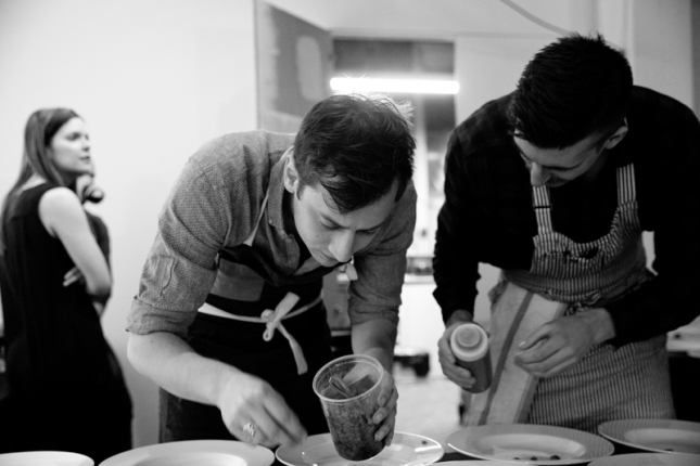 table manners at the cluster festival, photographed by brett howe