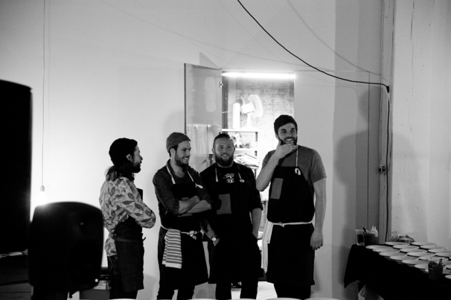 table manners at the cluster festival, photographed by brett howe
