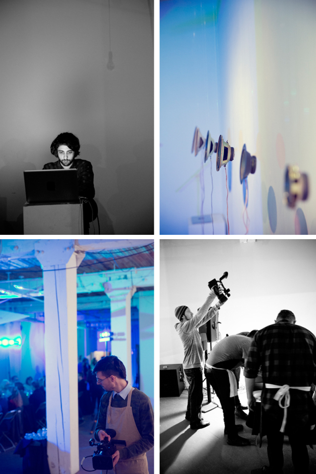 table manners at the cluster festival, photographed by brett howe