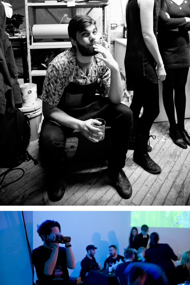 table manners at the cluster festival, photographed by brett howe