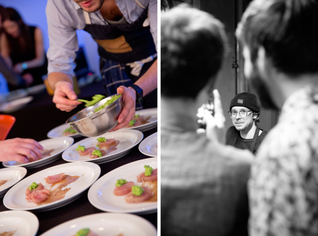 table manners at the cluster festival, photographed by brett howe