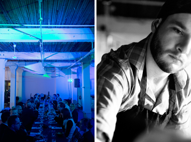 table manners at the cluster festival, photographed by brett howe