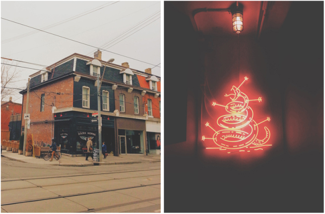 Dark Horse Coffee Shop & Home of the Brave, Toronto 