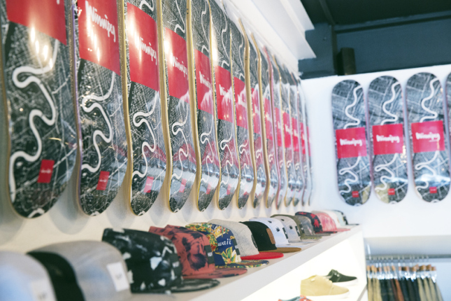 green apple skate board shop x chocolate boards. Photo by Brett Howe Photography