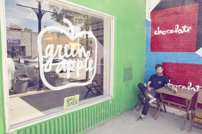 green apple skate board shop x chocolate boards. Photo by Brett Howe Photography