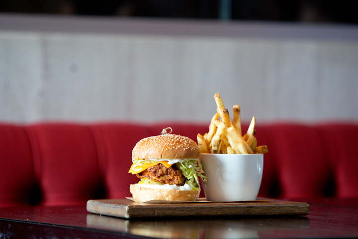 Shark Club Buttermilk Fried Chicken Burger © Charcoal Collaborative 2016