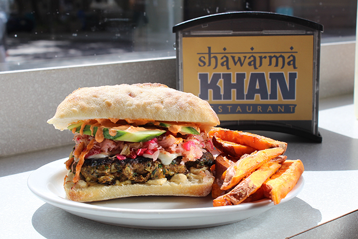 Shawarma Khan The Khan Kebab Burger